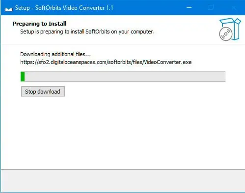 Installera SoftOrbits Video Converter..