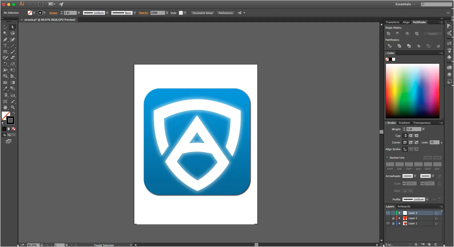 Adobe Illustrator: skapa ikon..