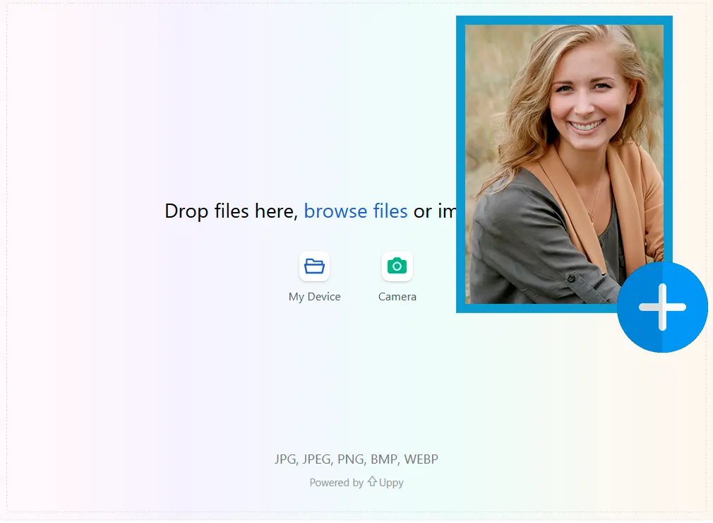 Ladda Upp ett Porträtt.