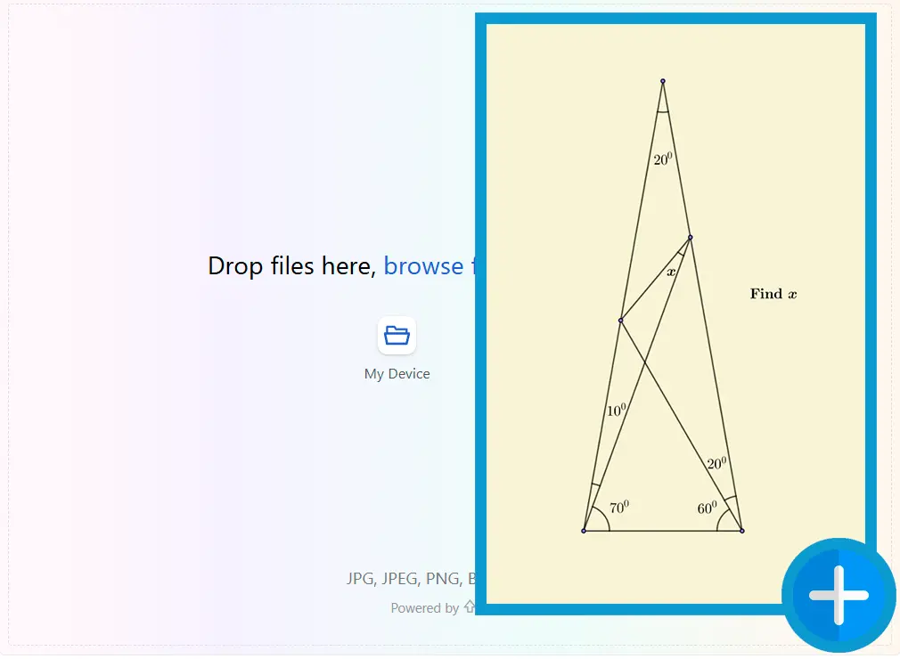 Ladda upp en problembild.