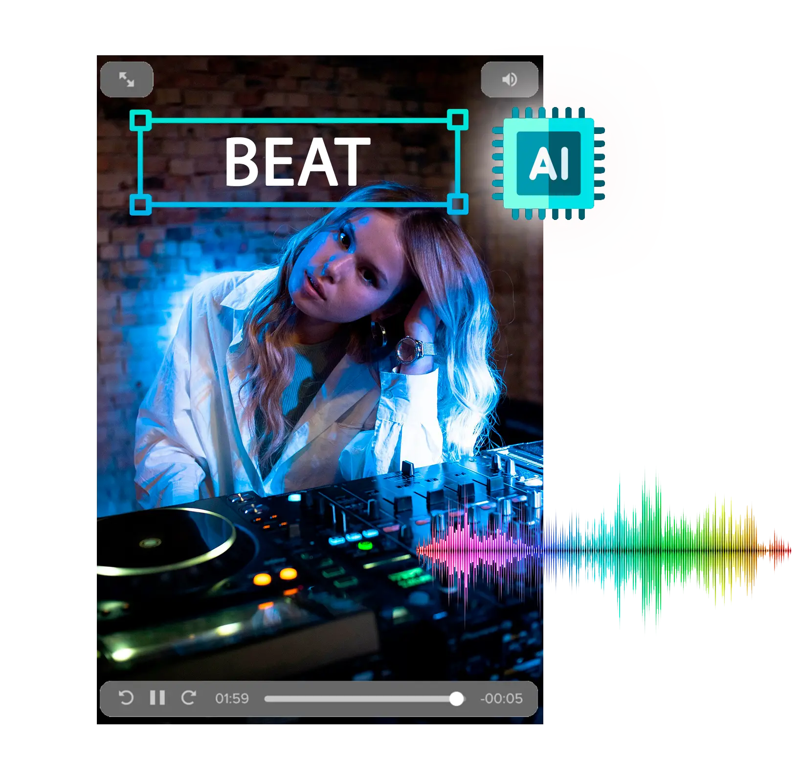 Generera video med ljud.