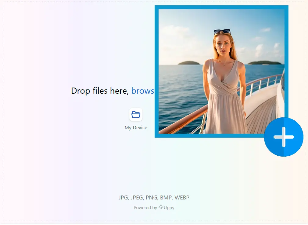 Ladda upp en referensbild.