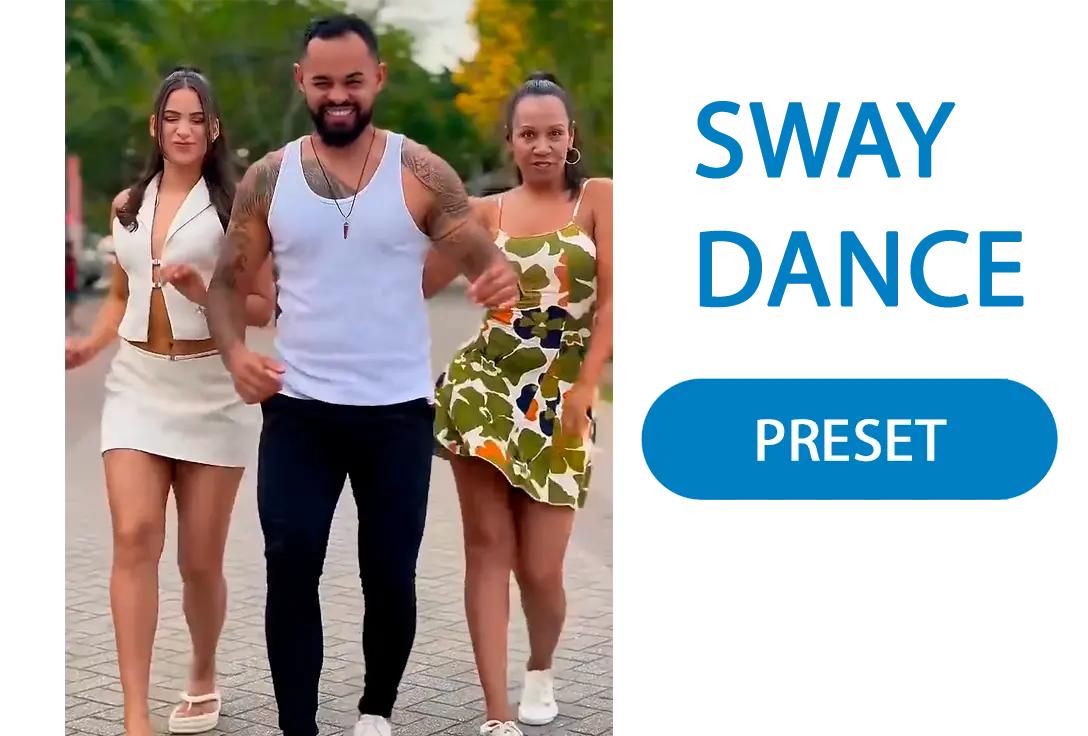 Välj Sway Dance-effekten.