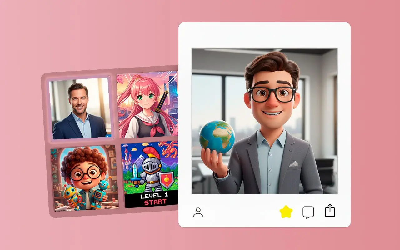 Skapa vad du än kan tänka dig: Skapa personliga avatarer.