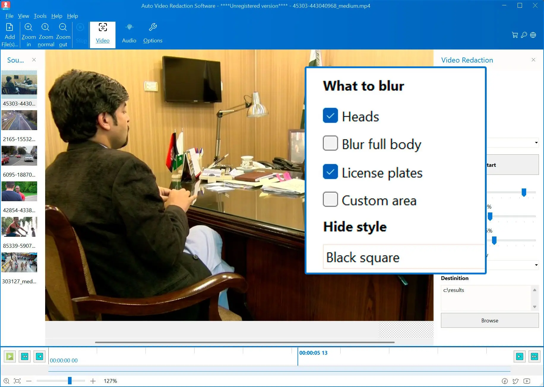 Välj Vad som Ska Redigeras.