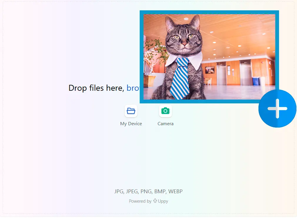 Ladda upp en startbild.