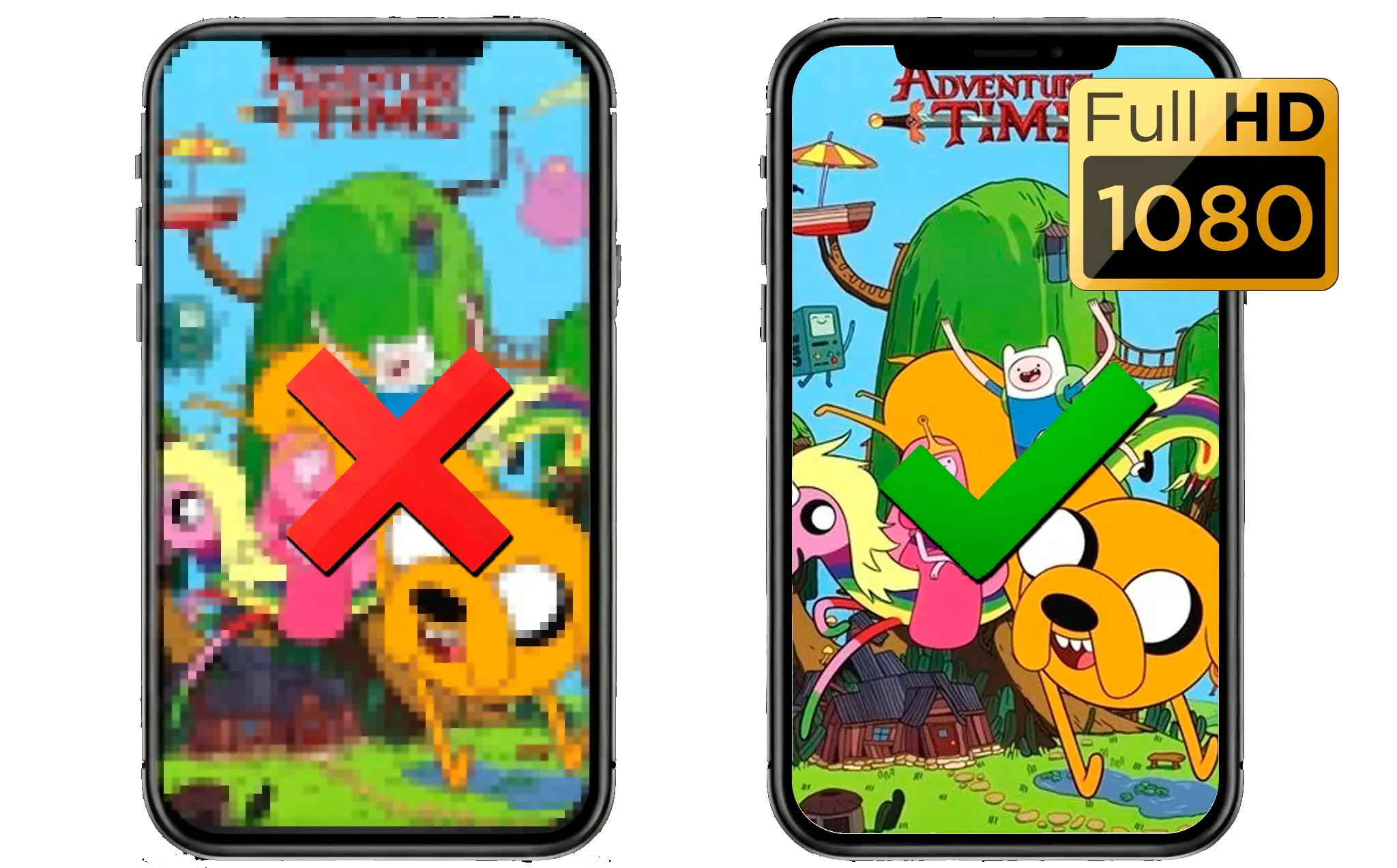 Stor detaljrikedom och upplösning.