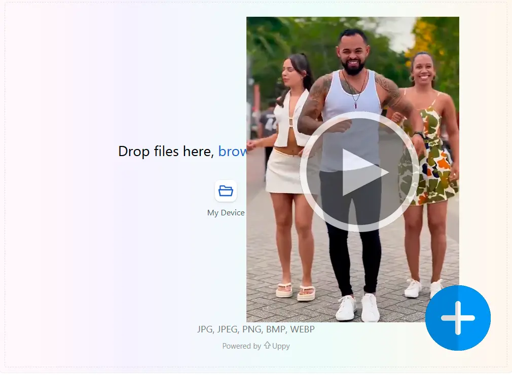 Ladda upp en Rörelsevideo.