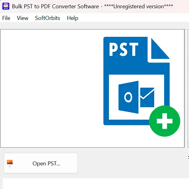 Öppna din PST-fil.