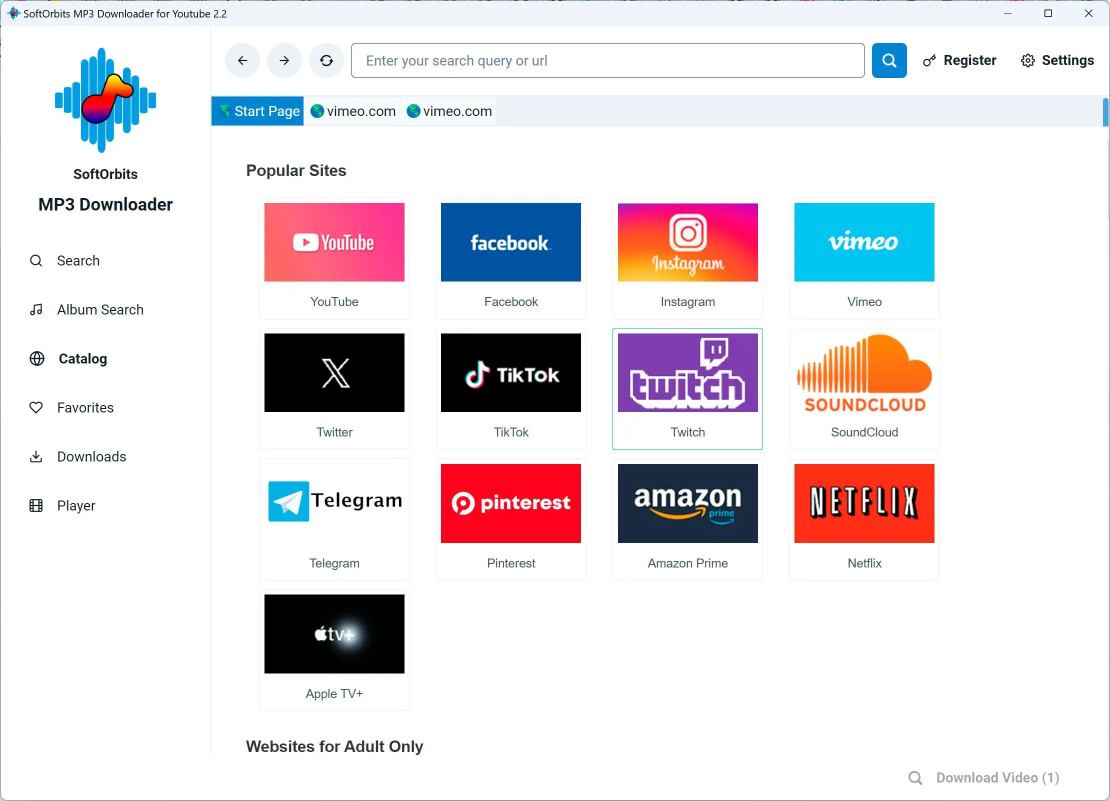 Klistra In Vimeo-videons URL.
