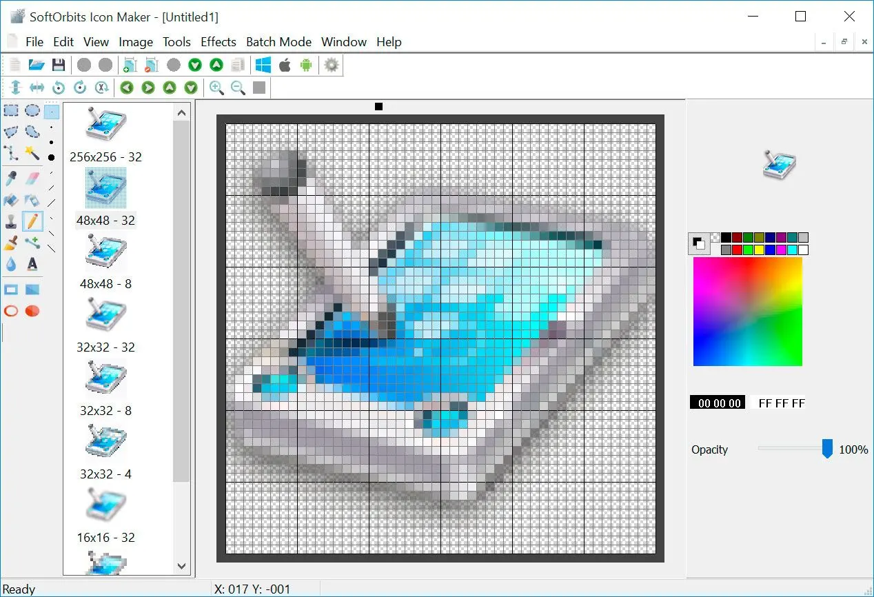 SoftOrbits Icon Maker Skärmbild.