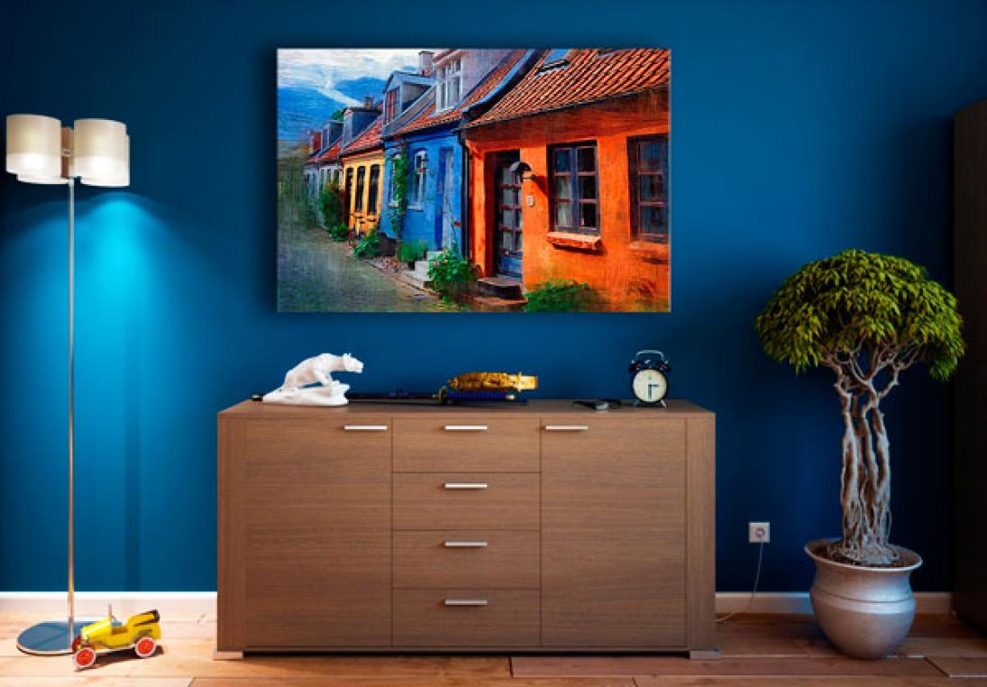 skapa en målning från foto för ditt hem.